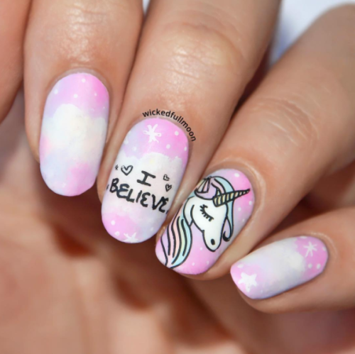 XXX nailpornography:Unicorn NOTW inspiration! photo