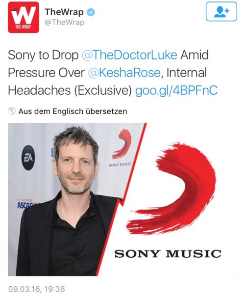 blondesouths:Dr. Luke Refutes Sony Firing Claimguess not