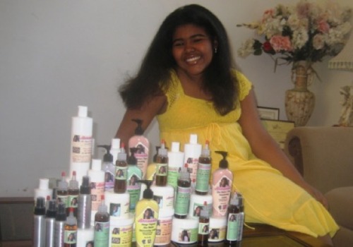 actualpalestinianunicorn:  kreyolcoco:  thoughtsofablackgirl:  Girls&WomenToKnow: Leanna Archer  Meet Lenna Archer, who started her Leanna Inc. a haircare line at This Long  years old. Leanna all nautral organic hair products has generated over