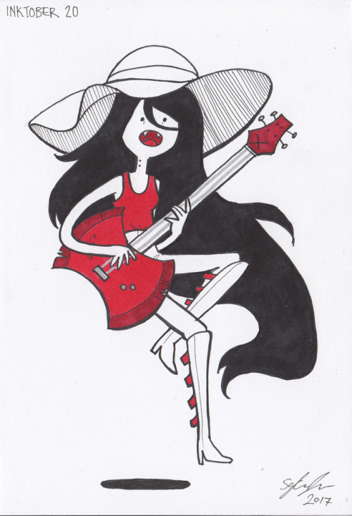 INKTOBER 20Marceline the Vampire Queen