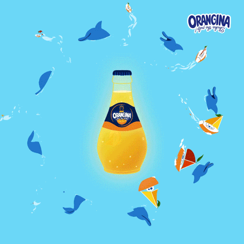 Some of my favorite pieces that I made, over the course of last year, for Orangina’s official 