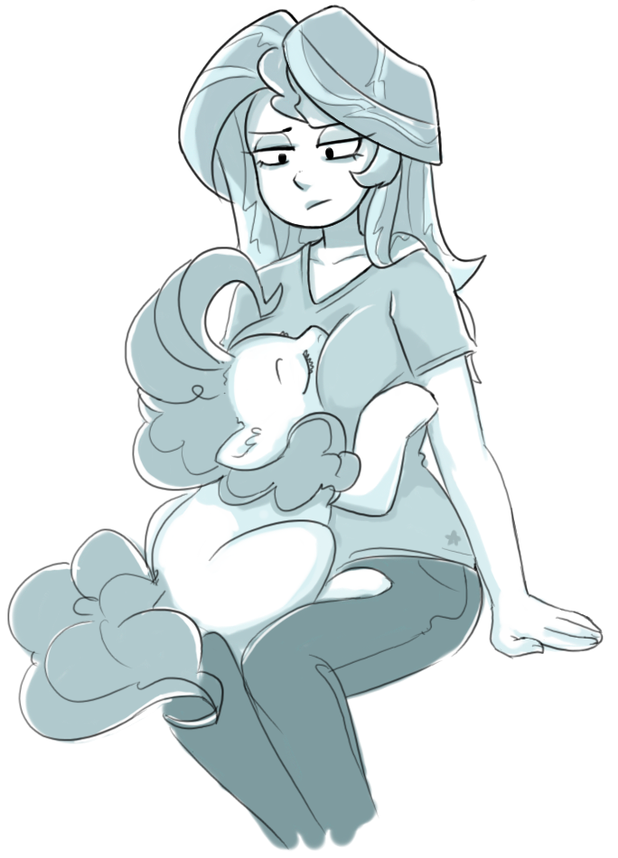 galacticponycafe: Comfy Pinkie I would be too! lucky pink &gt;|C