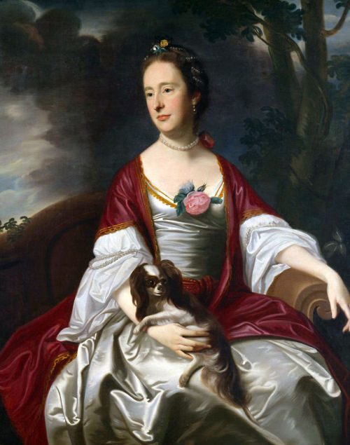 Mrs. Jerathmael Bowers by John Singleton Copley, c. 1763