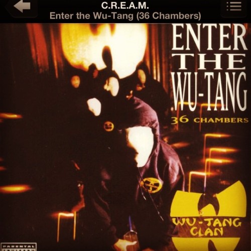 And let’s start it like this son, rollin with this one And that one, pullin out gats for fun. #wu #wutang #cream #classic #goodshit #rap #hiphop #grewuponthisshit