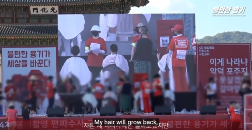 radblinkzen:neshamama:xMay the radfems in Korea stay safe with their protests