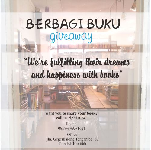 safarholic: Hi! Bandung Giveaway Bandung, sedang bikin acara berbagi buku ke perpustakaan yang sang