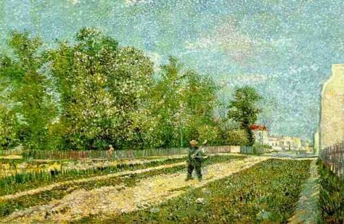 vincentvangogh-art: Suburbs of Paris, 1887 Vincent van Gogh Buy Artwork by Vincent van Gogh