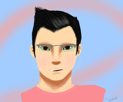 Watching Markipliers live stream so I drew this :D Hopefully ya like cause I spent a lot of time on 
