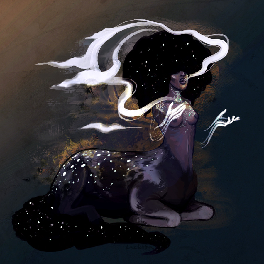 lackofa:  In celebration of draw-a-centaur day I present a centaur done with a bit