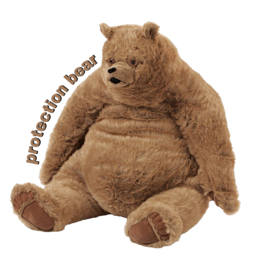 hunb-u-n: ♥ this is protection bear! they’ll protect you from anything and keep your bl
