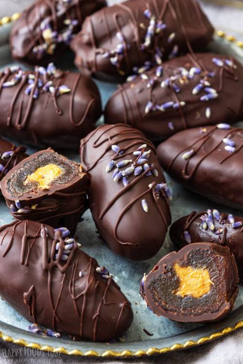 everythingwithwasabi: Peanut Butter Stuffed Chocolate Covered Date