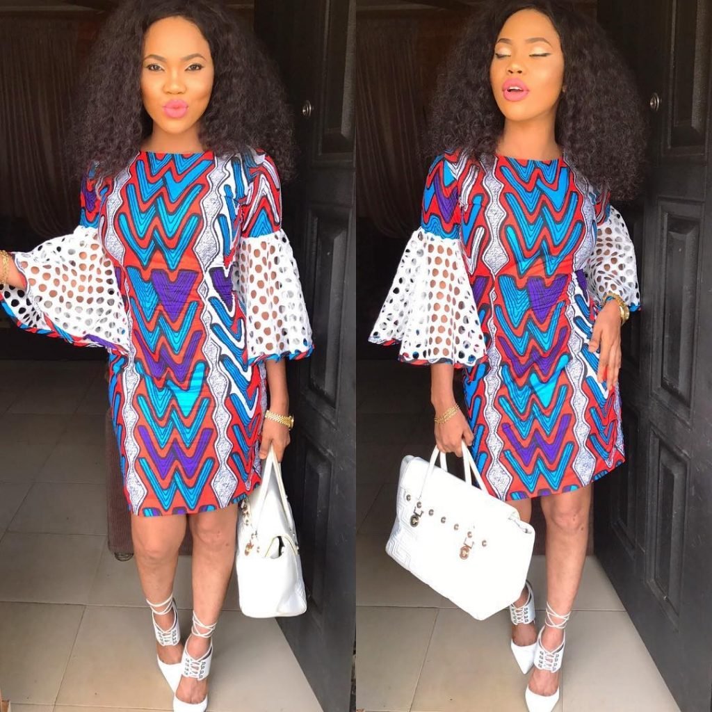 ankara styles for ladies short gown