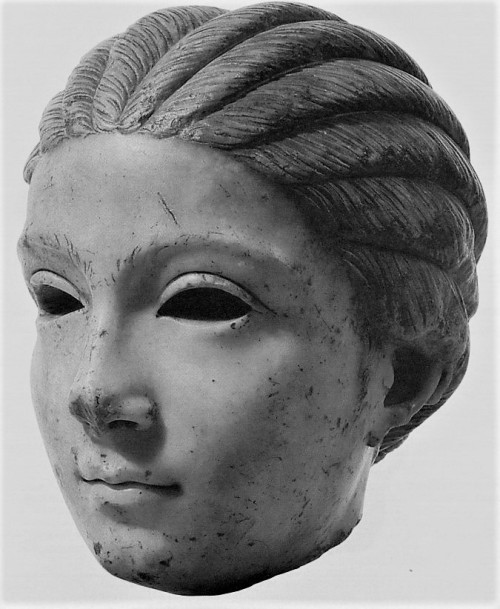 morgen-roede:Head of a young woman named Plautilla from SalonaBeginning of the 3rd century AD