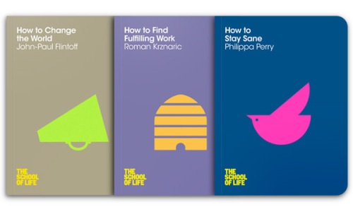 Books produced by The School of Life, a social enterprise founded by the modern philosopher Alain de