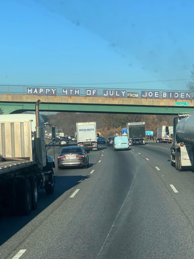 Seen this in Maryland on i95