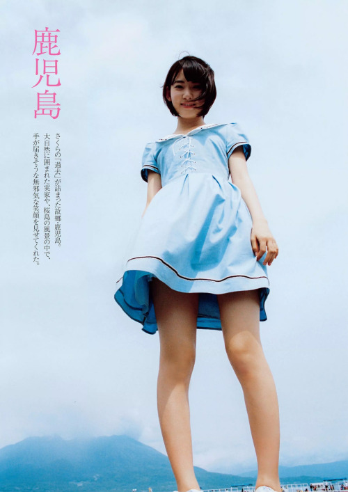 宮脇咲良 週刊プレイボーイ Jul 20th 2015 no.29via weibo@ NGZK46-白石麻衣