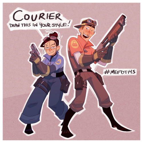  DTIYS I’m doing on instagram with my TF2 OCs!!! You should check out my instagram post if you