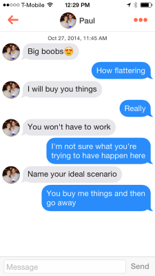 pretendingtocare:  am I doing tinder right