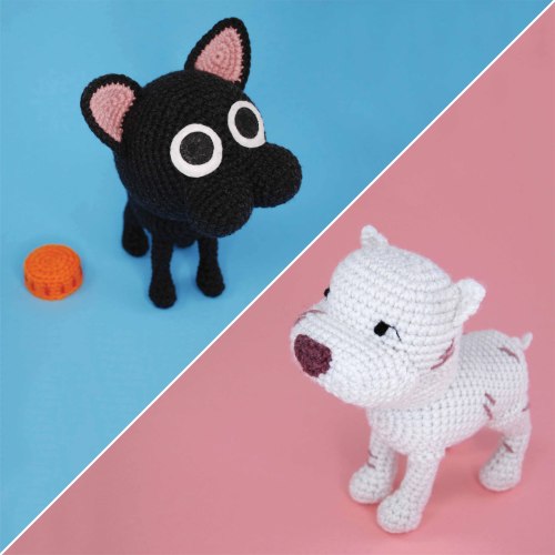 At long last, BOTH Kitbull-inspired character patterns are now available!!Kitten  ||  Pitbull  ||  C