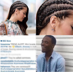 sosaysdeb:  yinx1:  stayingwoke:  kosmokhaos:  LOL “Mini Braids” are trendy now guys! :D Tresemme tried to pass this off as new and trendy at NY fashion Week XD Then they got dragged so almost all articles and videos about it are being removed lol