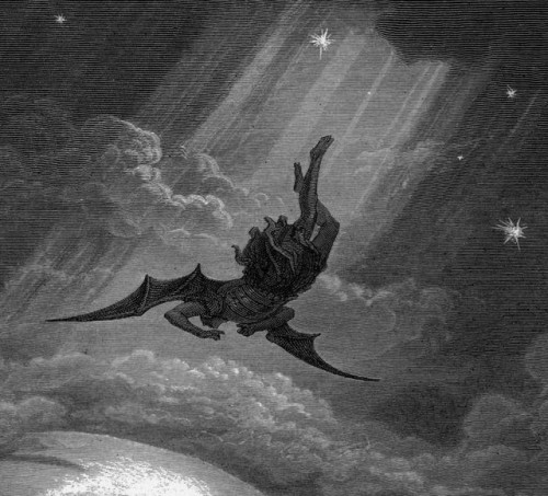 imagediver:Illustration for Paradise Lost: SatanGustave Dore, 1866