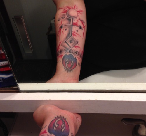 Upright version of my Gravity Falls tattoo!