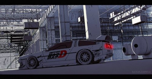 ArtStation - Initial D , by Nicolas Pierquin