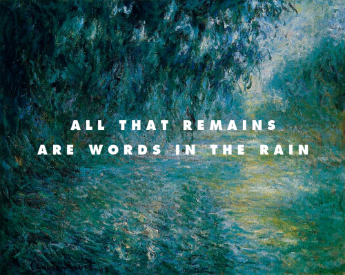 Morning on the Seine in the Rain, Monet (1897 - 1898) |  Give It All, Foals (2015) 