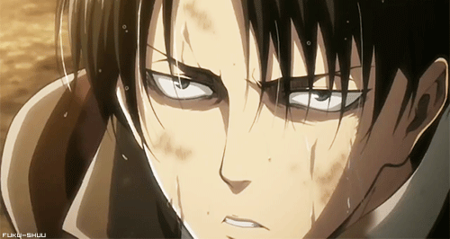  Levi at the end of A Choice with no Regrets Part 1  (*눈‸눈)