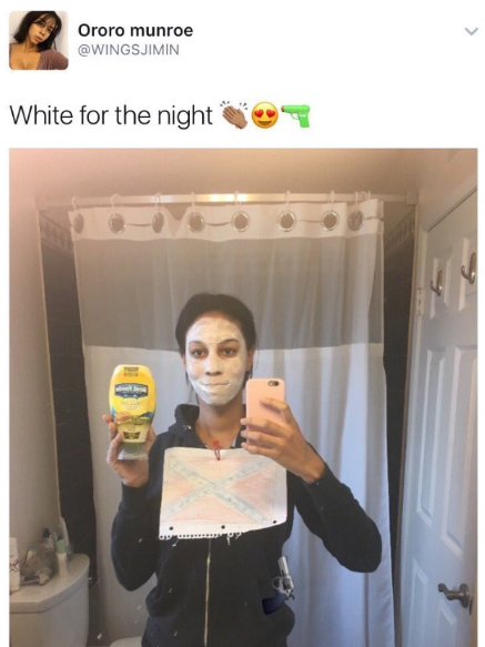 the-real-eye-to-see:  A little bit of revenge in response to Blackface!!! 
