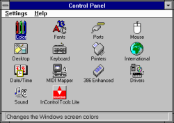 Windows 3.1 - Control Panel