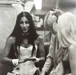evil-woman:  Cher at the Playboy Club, 1971