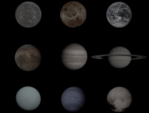 spacesource:Family portrait of the solar system