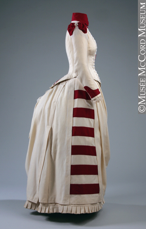 lookingbackatfashionhistory:• Dress.J. J. MilloyDate: 1887Medium: Wool ...