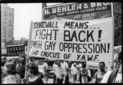 fuckyeahmarxismleninism:  Stonewall Means Fight Back!  Don’t believe the hype! U.S. imperialism tries to use Lesbian/Gay/Bi/Trans/Queer rights as a bludgeon against other countries. But Stonewall was a rebellion of the most oppressed, people of color