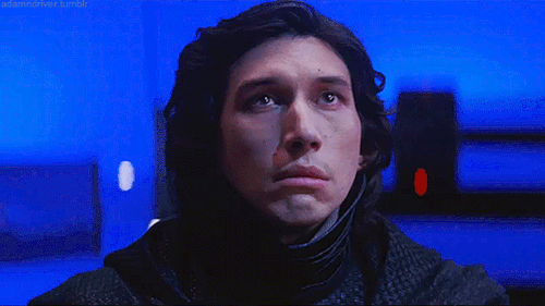 adamndriver:  Adam Driver as Kylo Ren before and after digital effects (x)