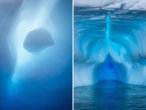 itscolossal: Photographs of Antarctica’s Blue Ice at Eye Level by Julieanne Kost