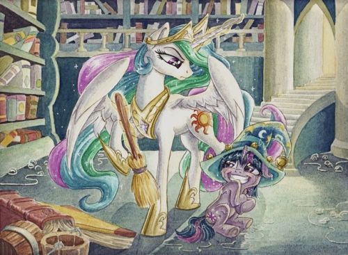 Celestia’s Apprentice by The-Wizard-of-Art  HNNNG omg X3