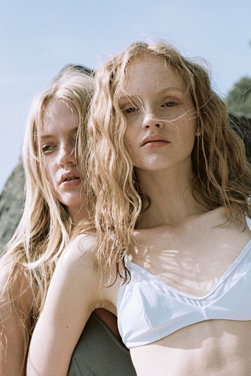 killtheblondes:Lily and Emma for Oyster Magazine by Dakota Gordon