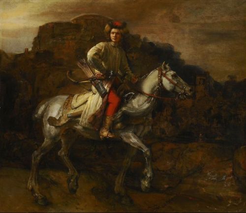 laclefdescoeurs:The Polish Rider, 1655, Rembrandt van Rijn