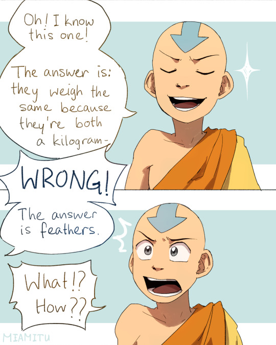 miamitu-illust:Nice going ruining Aang’s day.inspired by this post!bonus:none of them know how to appreciate a joke