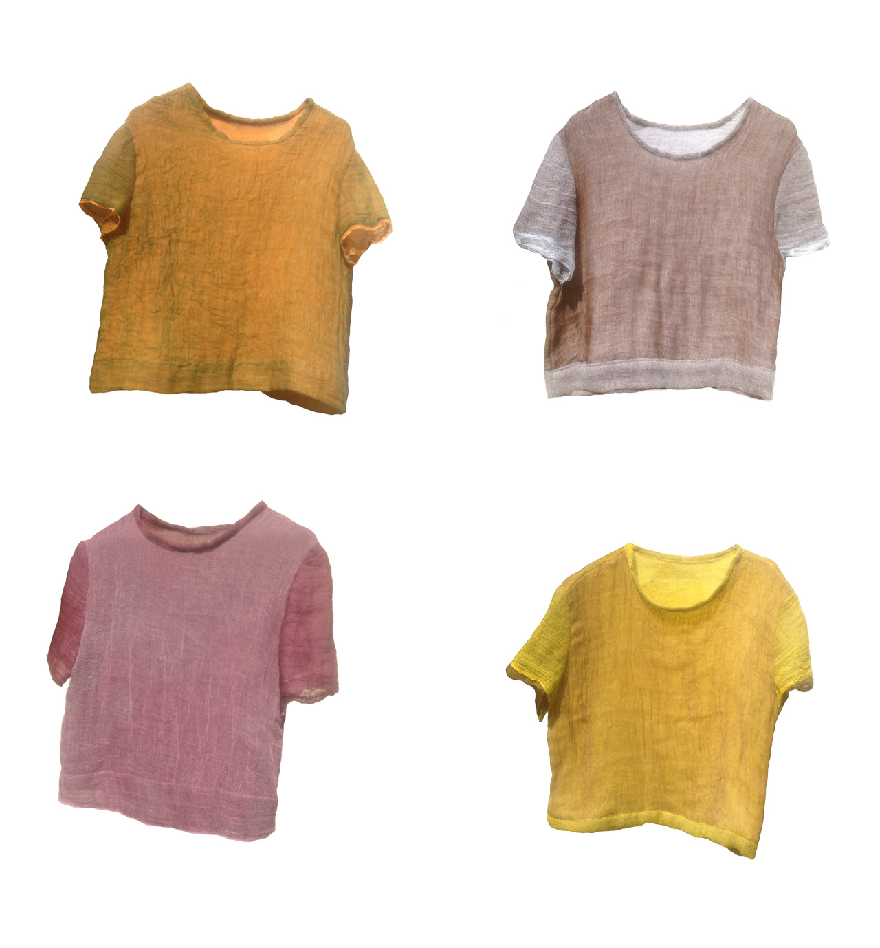 halolabels:  HALO LABELS G A U Z E light  T-shirts  Sewn of 3 layers of pure cotton