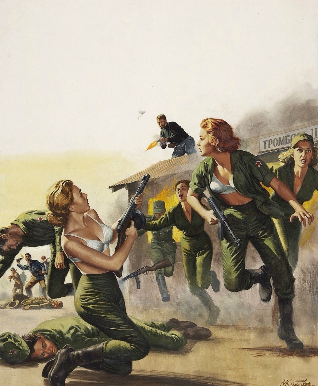 operator-as-fuck:  boomerstarkiller67:  Mort Künstler art  ahh yes let me just FUCKING