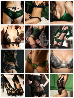 ibuzoo:  Fashion Series - Slytherin Lingerie 