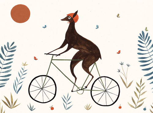 Deer cycling - entry for The European Green Capital theme for the Bristol Pound competition