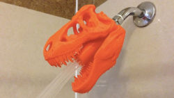 digg:  T-Rex skull shower heads justify the
