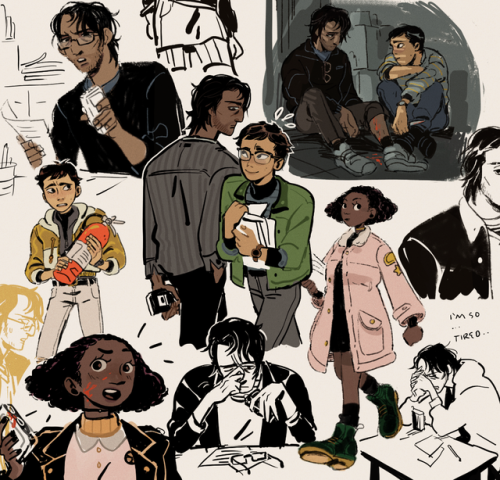 yumbles:some sketchdumps of The Magnus Archives from twitter. i’ve been listening to it a bunch whil