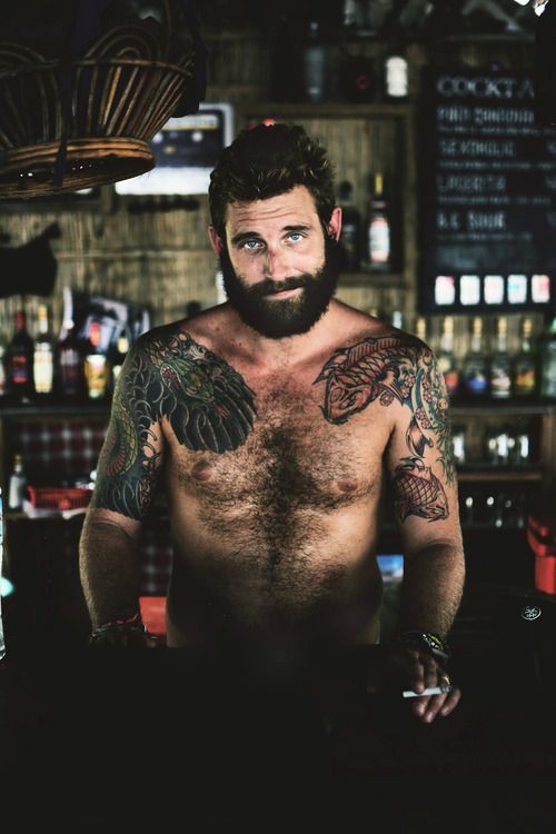 Bearded, tatted up men are freaking HOTT!! -fms