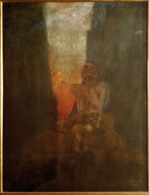 Alfons Mucha - The Abyss (1899).