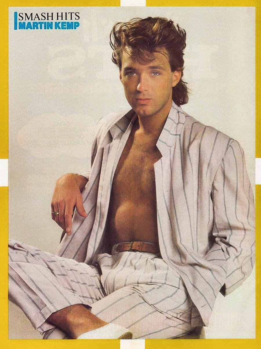 <p>Martin Kemp (Spandau Ballet) - Smash Hits poster from July 1984</p>